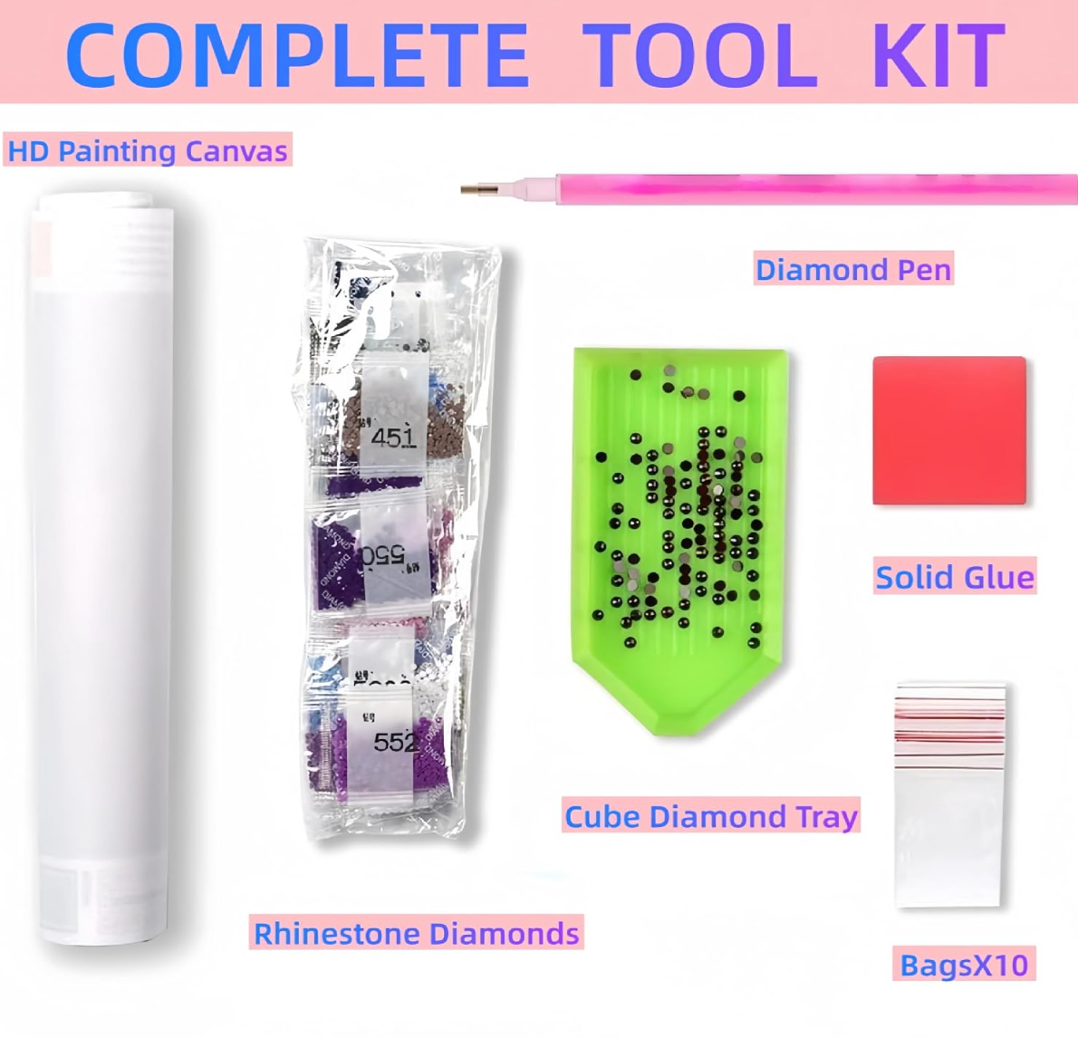 PREORDER — Winter Reading Nook Diamond Painting Kit – Quiet Hours | 40x30cm (16x12in) Full Drill, Round Drill
