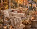 PREORDER — Autumn Porch Swing Diamond Painting Kit – Sweater Weather | 50x40cm (20x16in) Full Drill, Round Drill